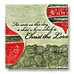 christian christmas card with bible verse