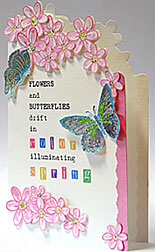 color of spring card