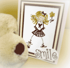 smile handmade card