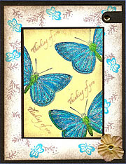 handmade butterfly cards