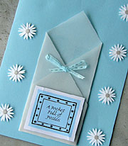 handmade pocket card