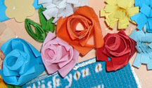 quilled card (closeup view)