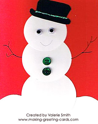 Friendly Snowman Card